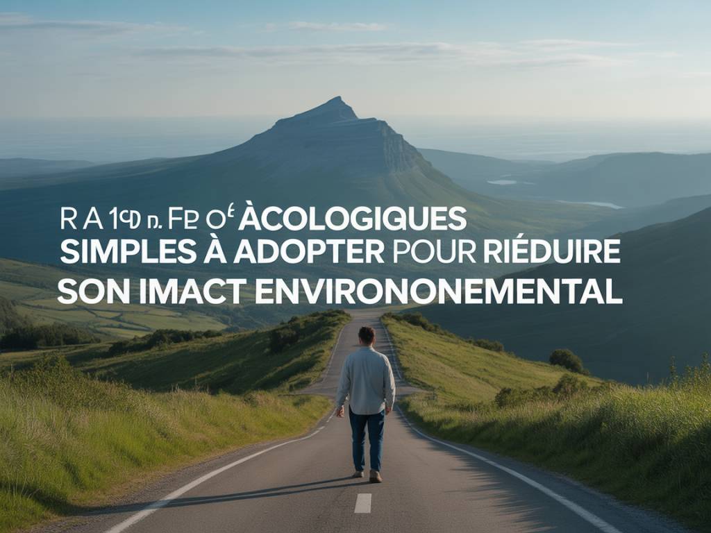 Actions écologiques simples à adopter pour réduire son impact environnemental