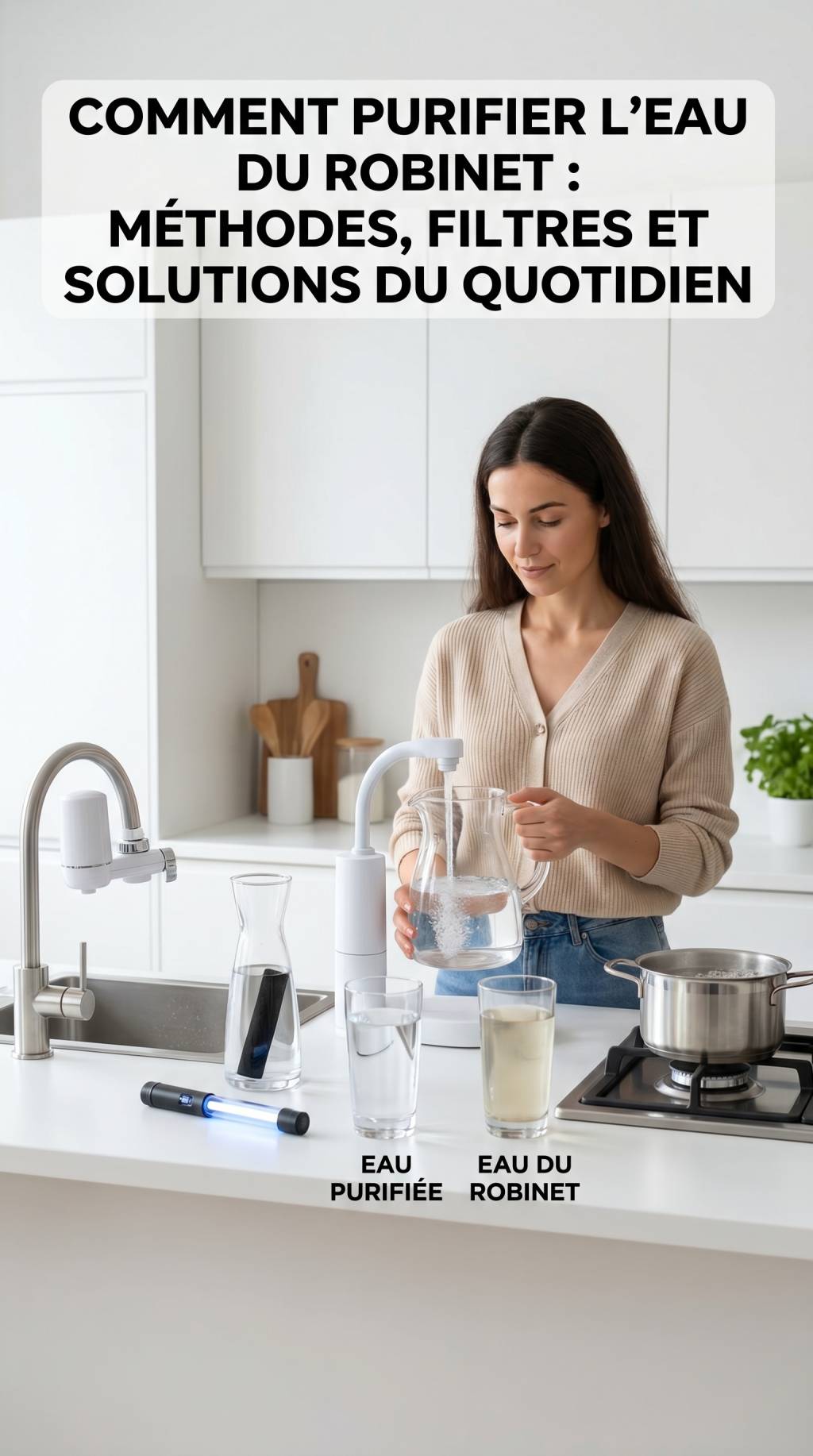 Comment purifier l eau du robinet : méthodes efficaces, filtres et solutions du quotidien