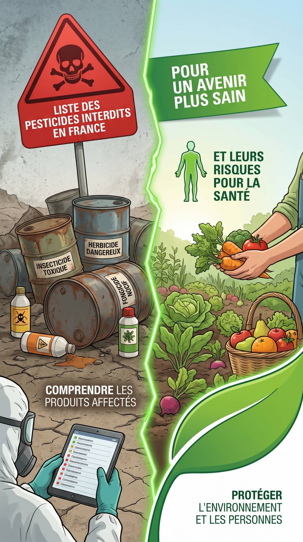 Liste pesticides interdits en France : comprendre les produits concernés et les risques pour la santé