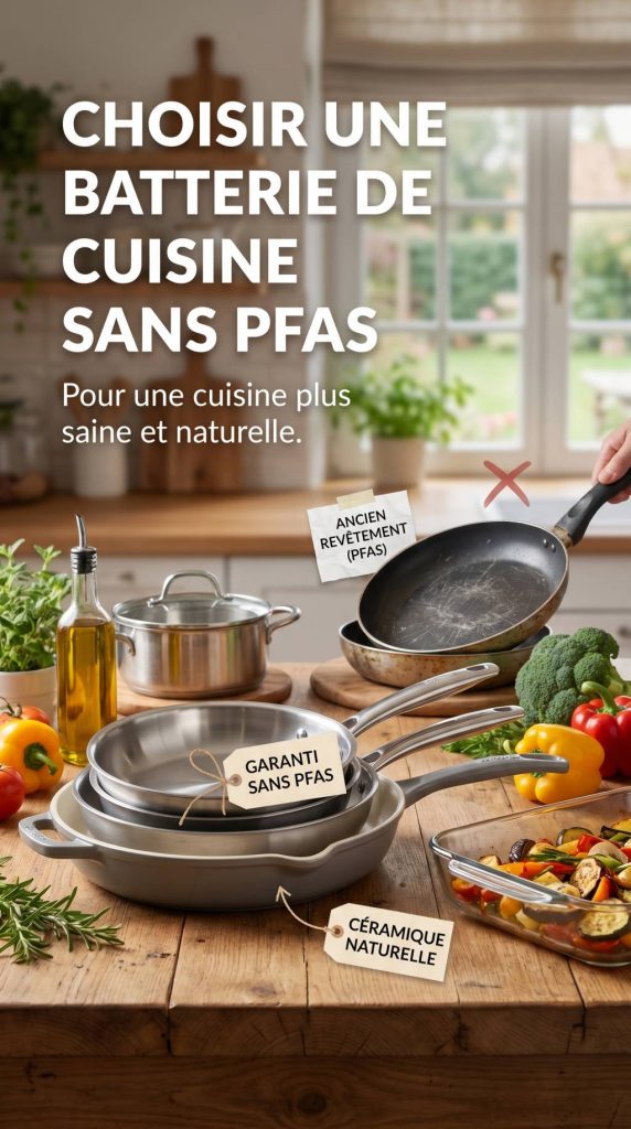Les casseroles : choisir les modèles sans PFAS pour une cuisine plus saine